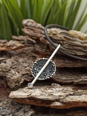 Дамски сребърен медальон 