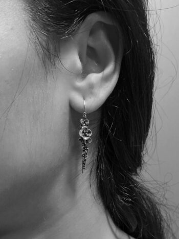 Сребърни обеци 