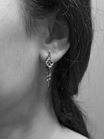 Сребърни обеци 