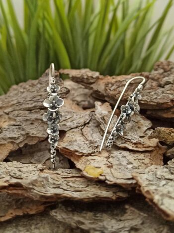 Сребърни обеци 