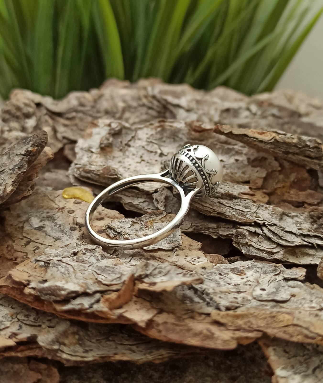 Сребърен пръстен с перла "Перлено Величие"