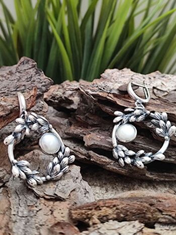 Сребърни обеци 