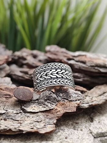 Масивен сребърен пръстен 