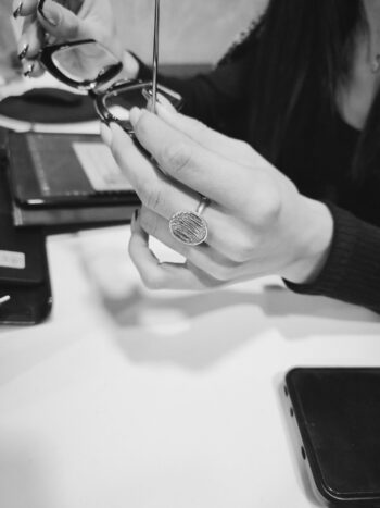 Дамски сребърен пръстен „Гората“