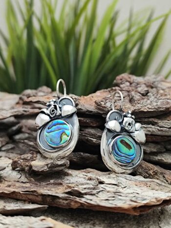 Сребърни обеци 