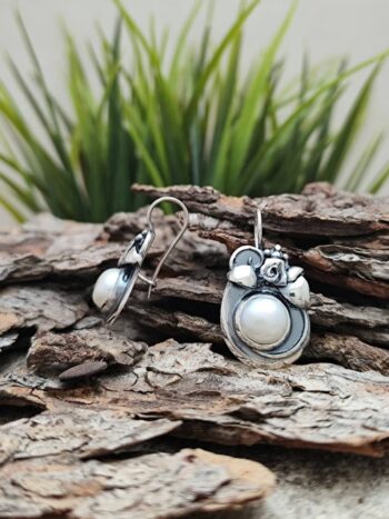 Сребърни обеци 