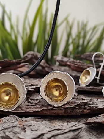 Сребърни обеци 