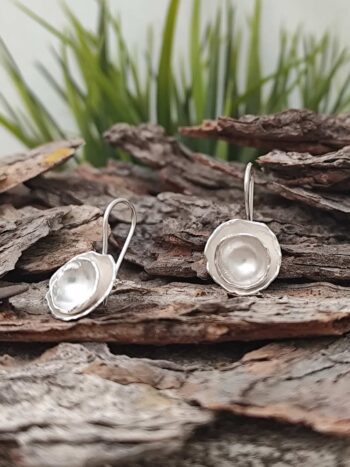 Сребърни обеци 