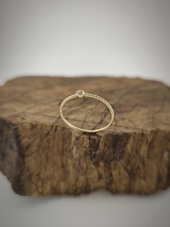 Дамски златен пръстен „Селестиа“