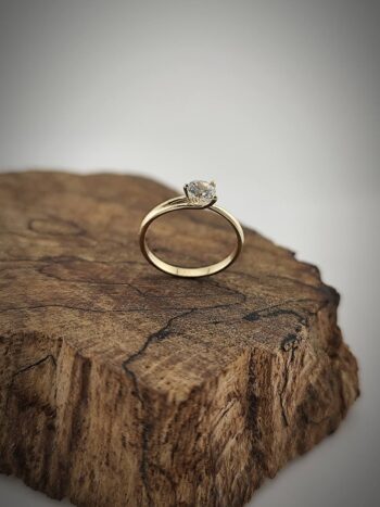 Златен годежен пръстен „Обещание“