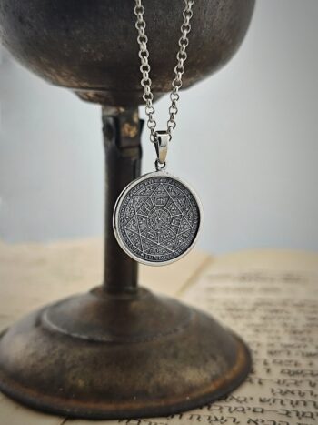 Сребърен медальон „Печатът на седемте архангела“