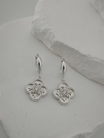 висящи сребърни обеци Elyra