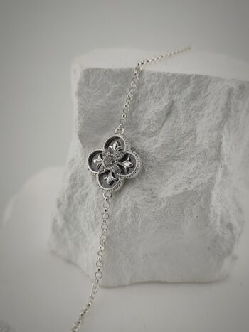 сребърна гривна Elyra